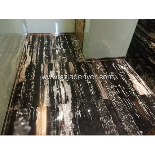 Black Natural Marble Slab for Wall and Floor